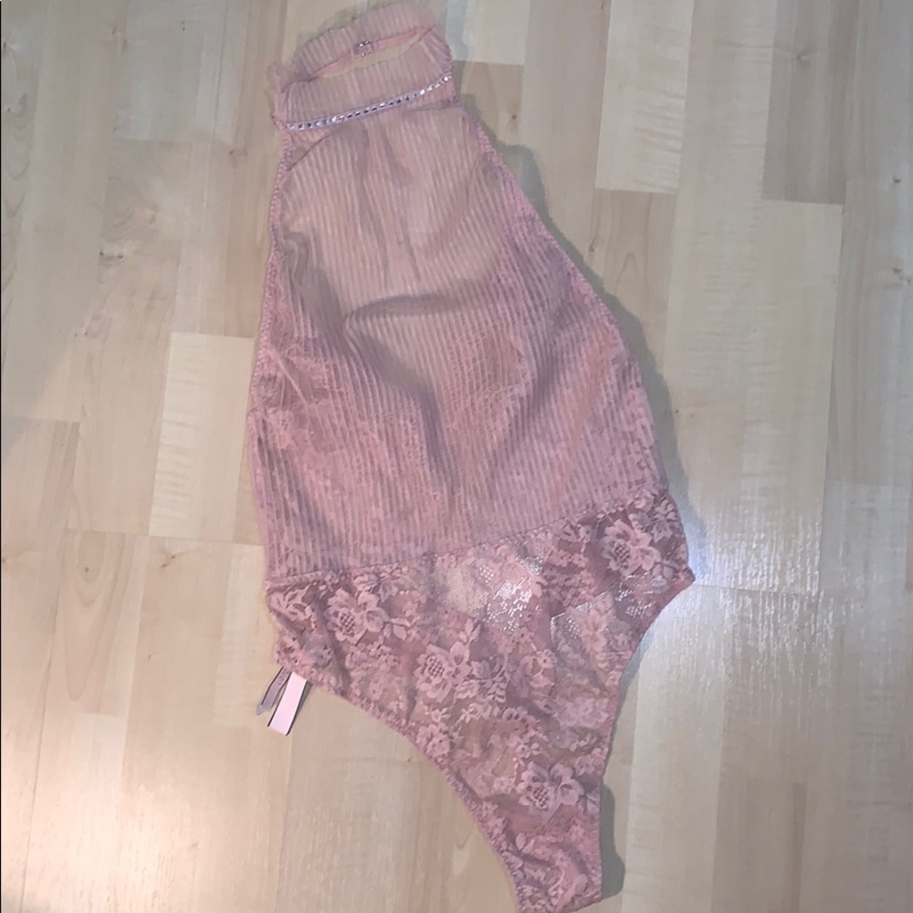 VICTORIA’S SECRET Sheer Lace & Tulle Bodysuit - Picture 3 of 11